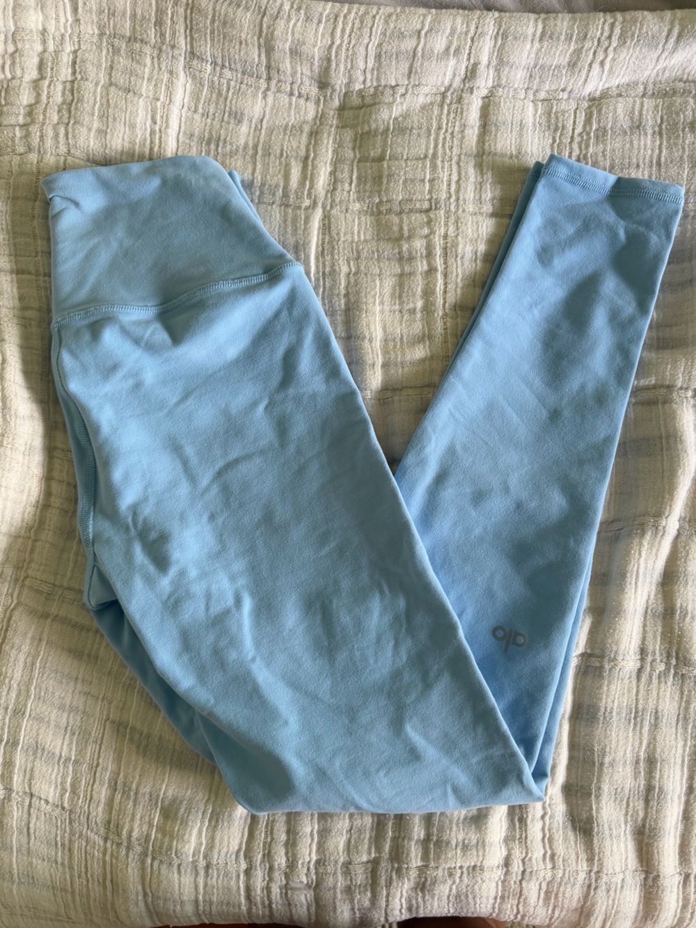Alo Seamless Light Blue Women’s High-Waist Leggings